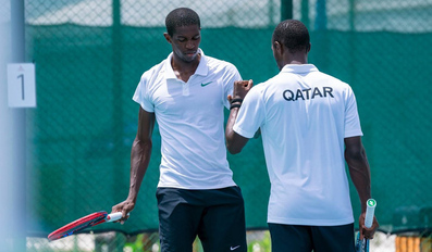 Qatari mens tennis team